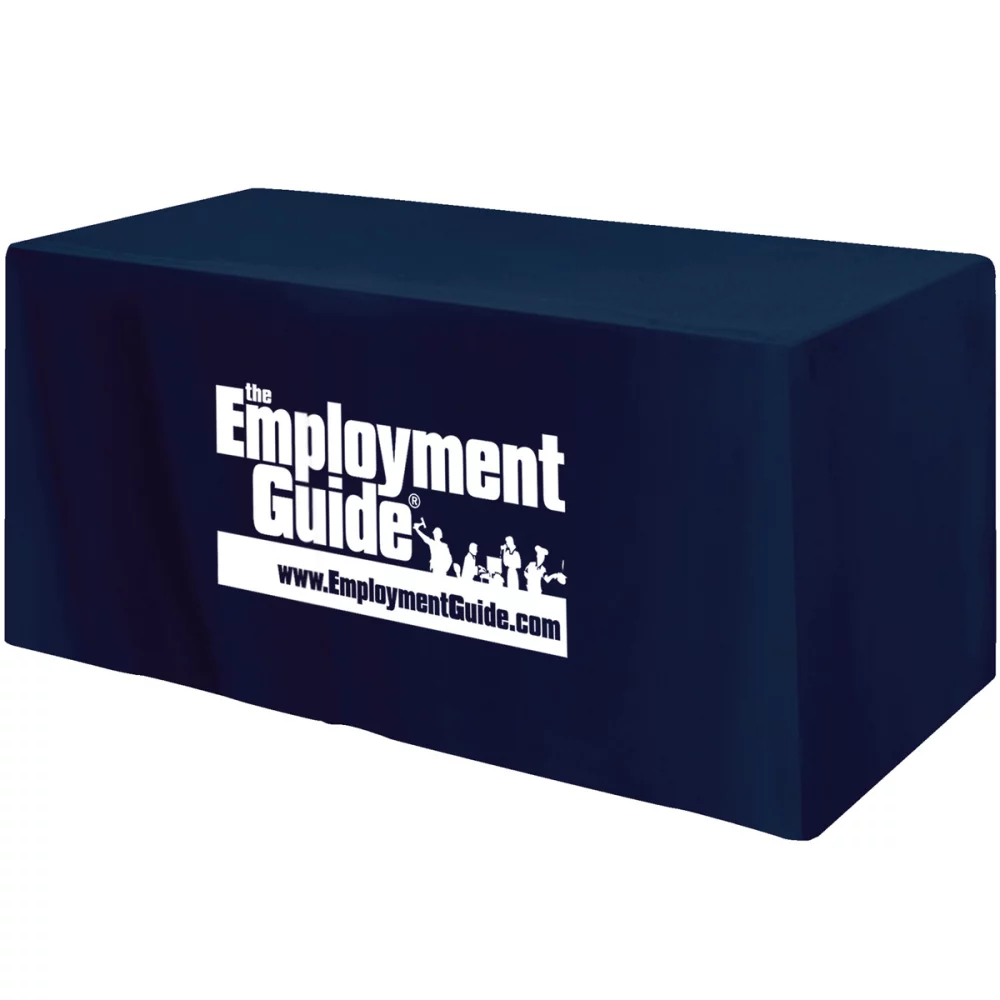 Housse de table ajustée à 4 côtés - convient à une table standard de 4 pieds