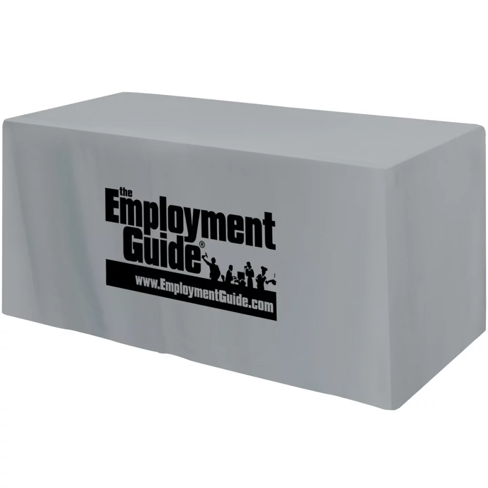 Housse de table ajustée à 4 côtés - convient à une table standard de 4 pieds