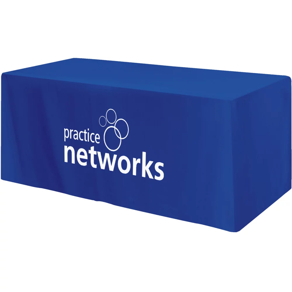 Housse de table ajustée à 4 côtés - convient à une table standard de 6 pieds