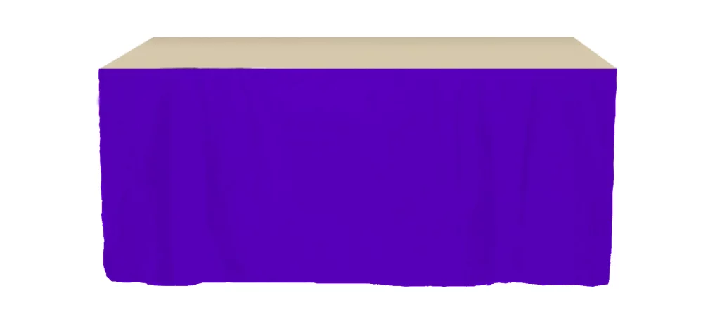 Table Skirt - 4 sided 6 foot