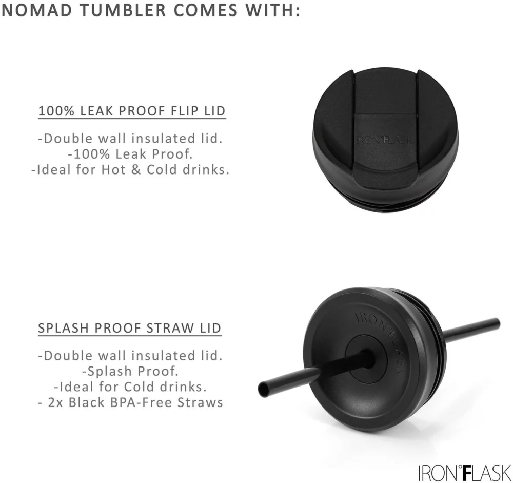Gourde nomade Iron Flask de 20 oz.
