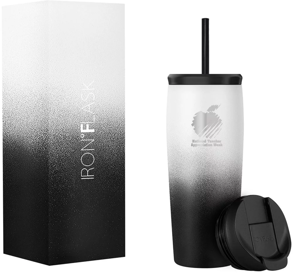 Gourde Iron Flask Nomad Tumbler avec dégradé de couleurs 20 oz.