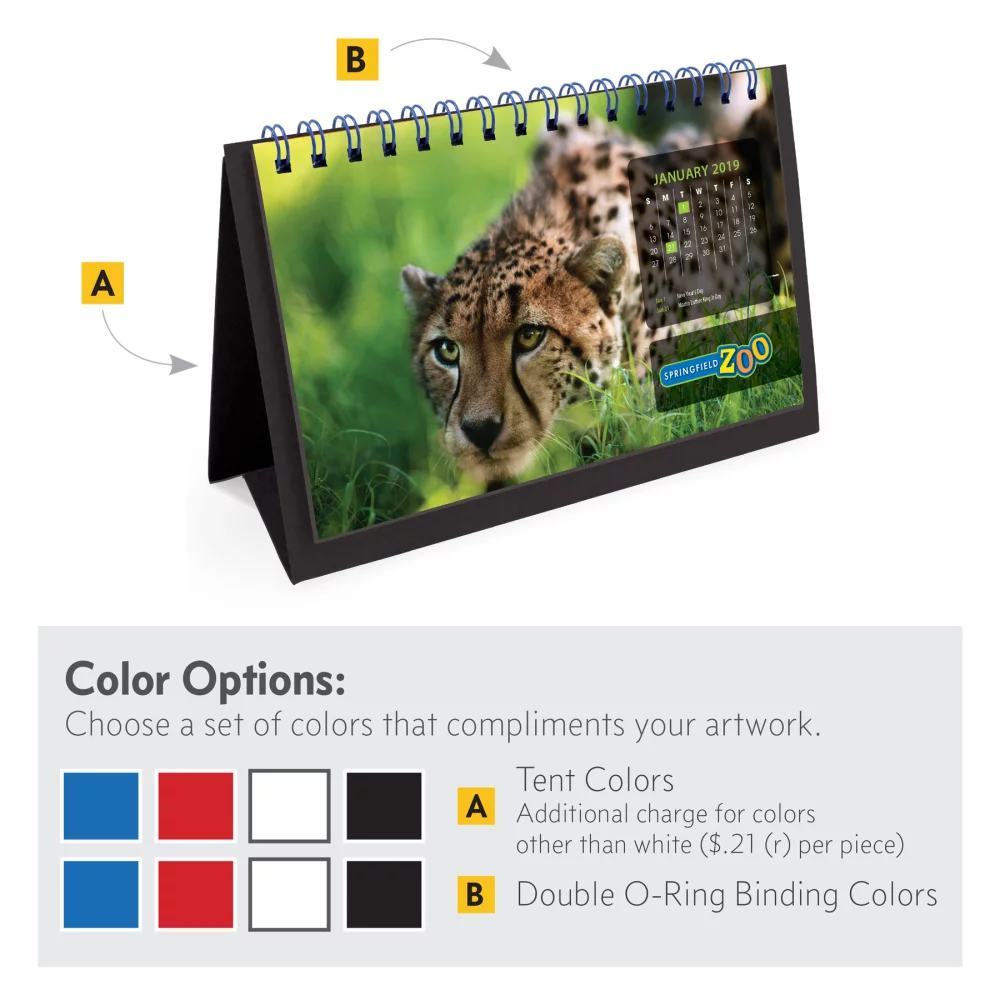 Calendrier à feuilles détachables avec photos personnalisées (court)