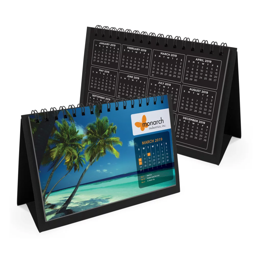 Calendrier à feuilles détachables avec photos personnalisées (court)