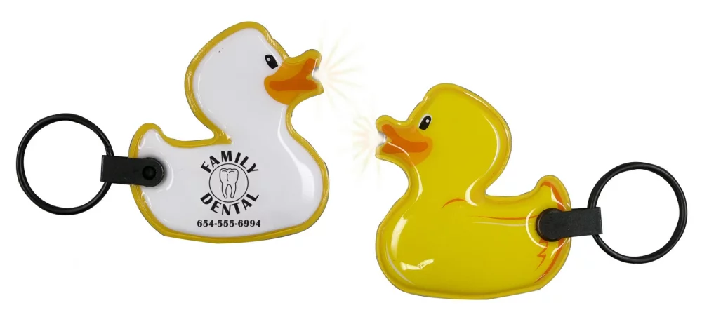 Lampe de poche porte-clés ShapeLights™ Color-A-Shape (Canard)