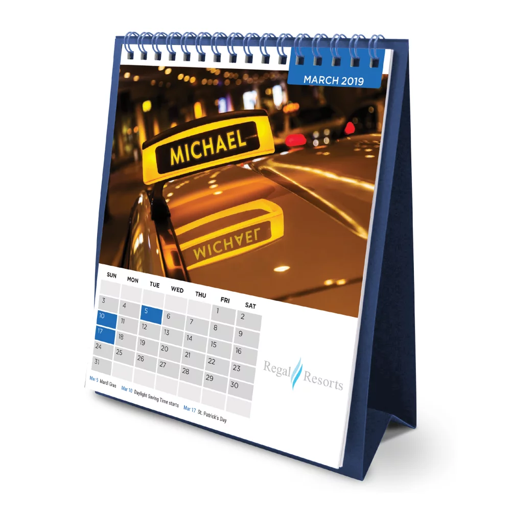 Calendrier à feuilles détachables avec personnalisation du nom (grand)