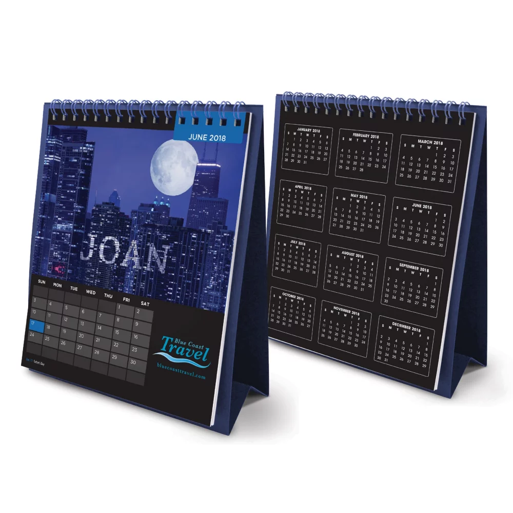 Calendrier à feuilles détachables avec personnalisation du nom (grand)