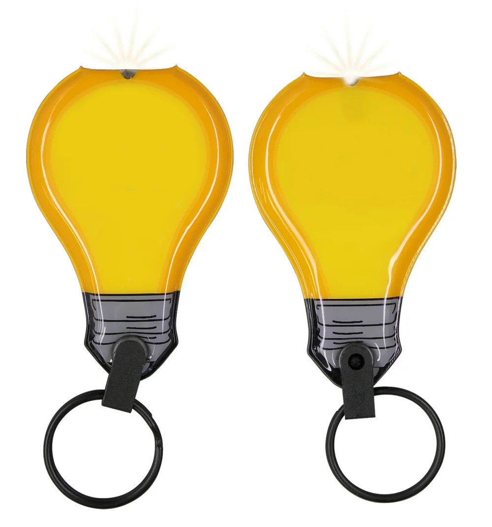 ShapeLights™ Color-A-Shape Key Ring Flashlight (Light Bulb)