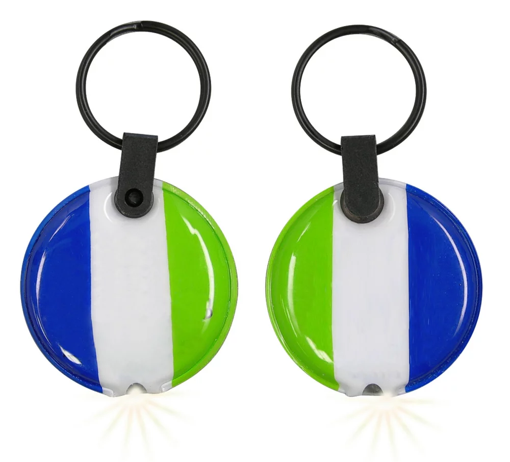 Lumière de forme ShapeLights™ Color-A-Shape porte-clés lampe de poche (Cercle)