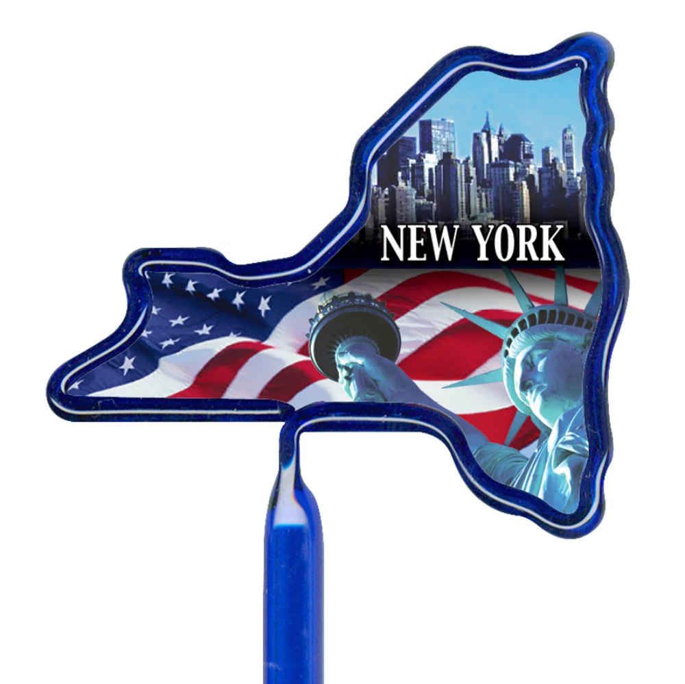 Stylos publicitaires Inkbend Standard avec insert de la Bourse de New York