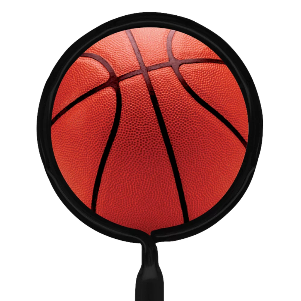 Stylos publicitaires Inkbend Standard avec insert de stock de basketball