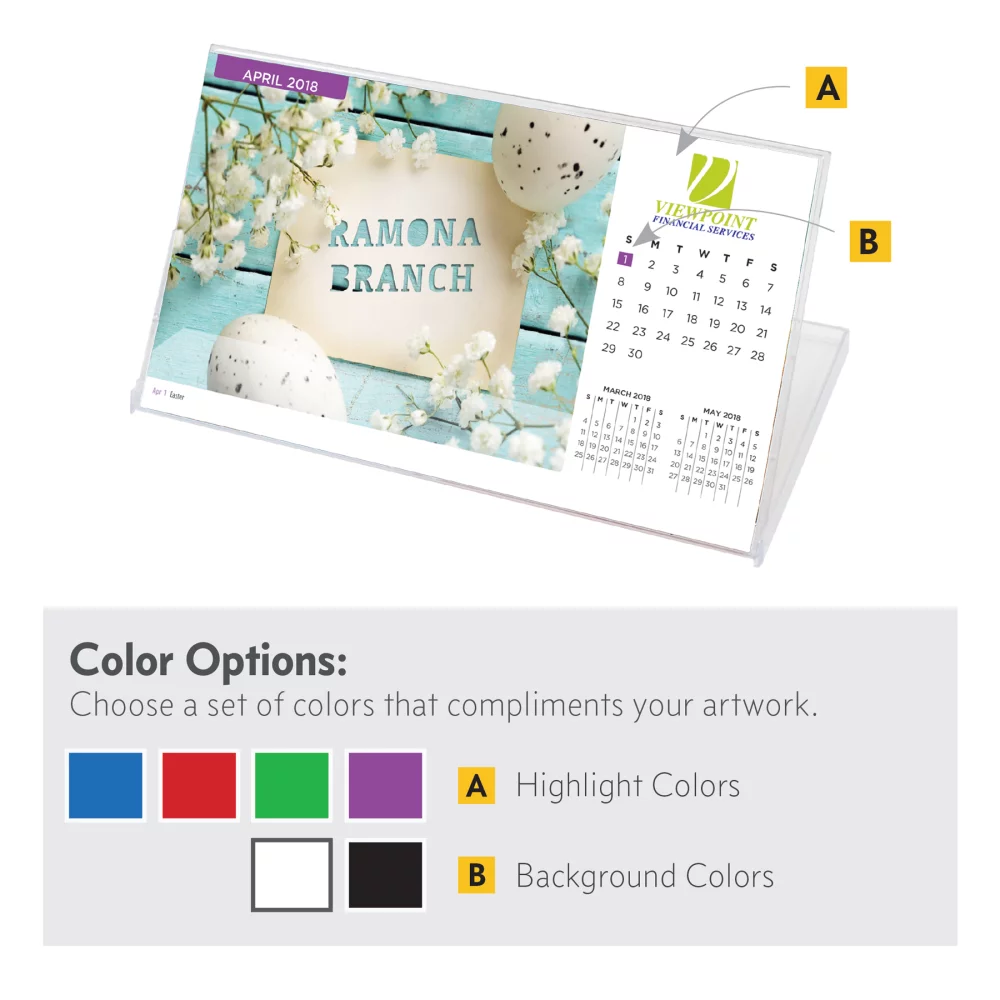 Calendrier de boîtier de bijoux avec personnalisation du nom (Paysage)