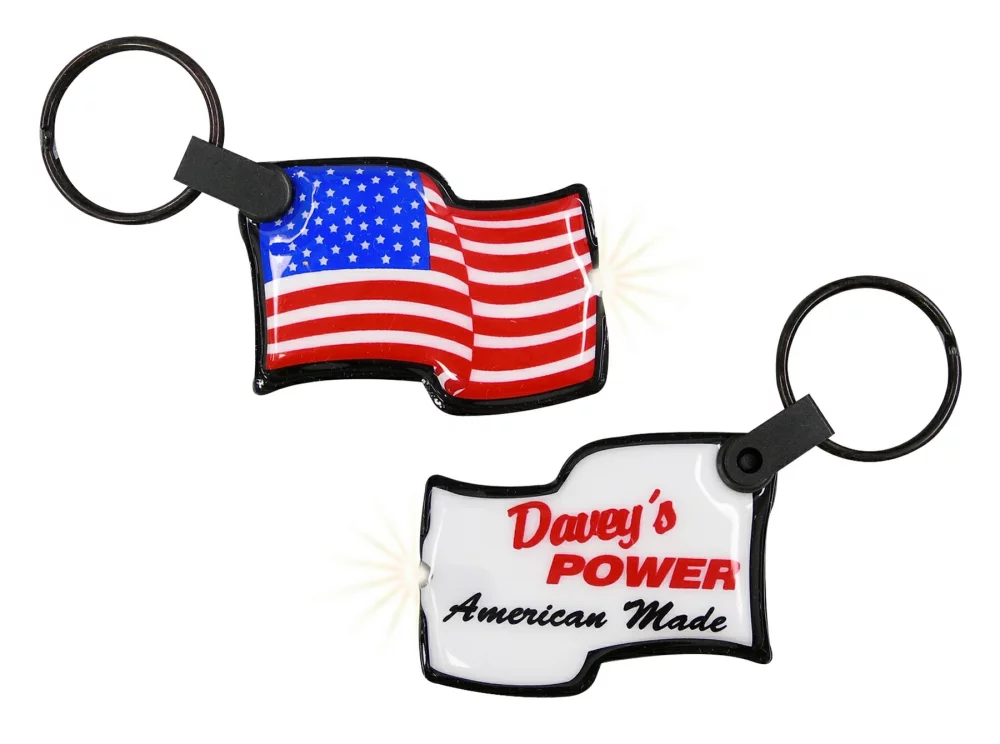 Lampe de poche porte-clés ShapeLights™ Color-A-Shape (Drapeau qui flotte)