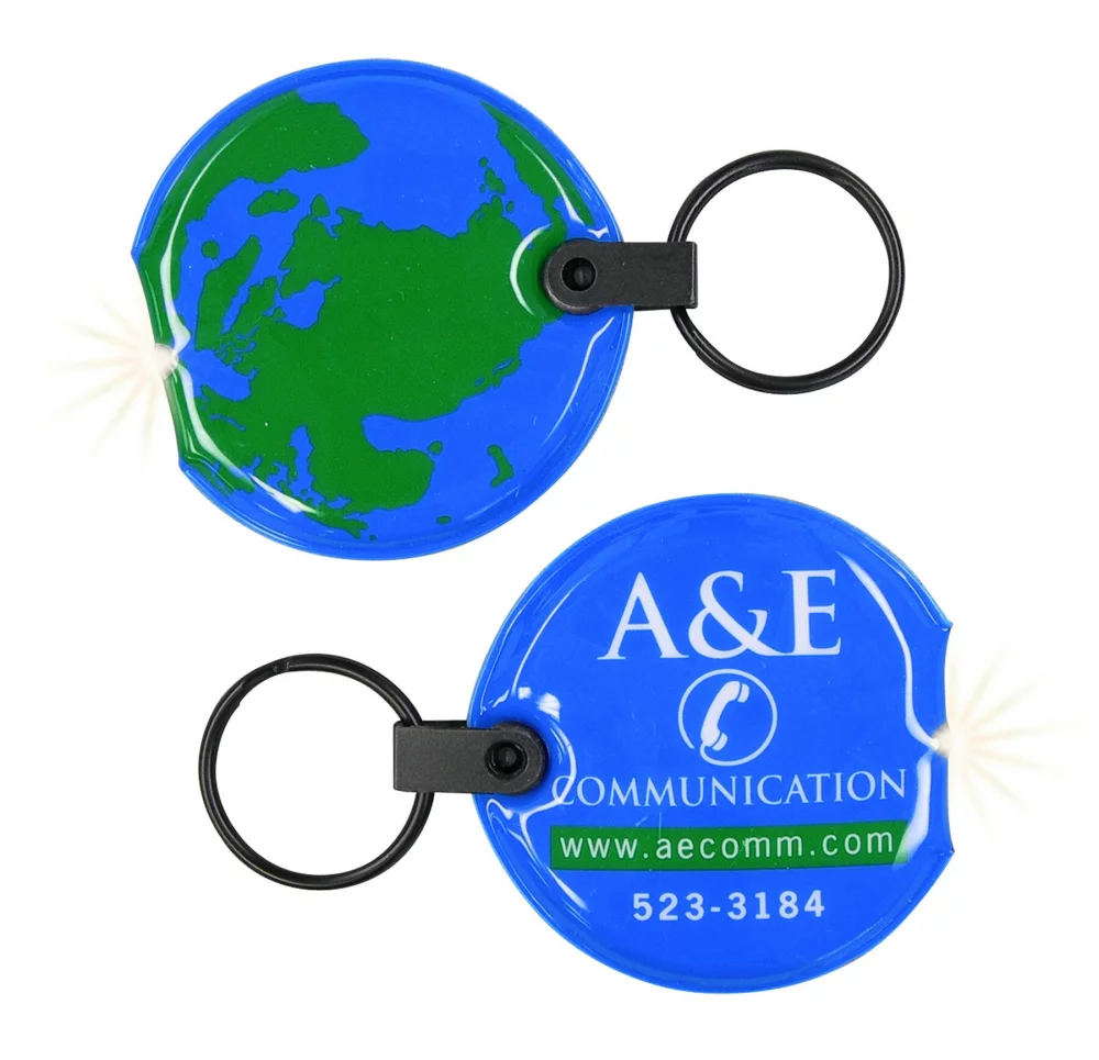 Lampe de poche porte-clés ShapeLights™ Color-A-Shape (Globe/Monde)