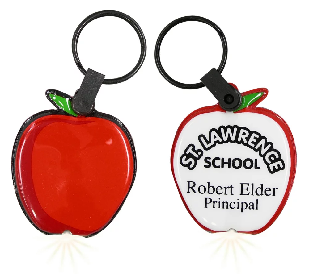 ShapeLights™ Color-A-Shape Key Ring Flashlight (Apple)