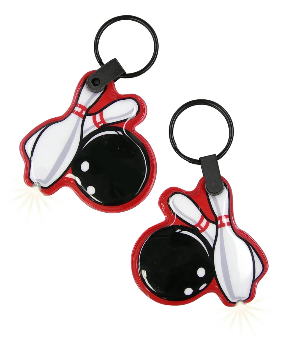 Lampe de poche porte-clés ShapeLights™ Color-A-Shape (Bowling)
