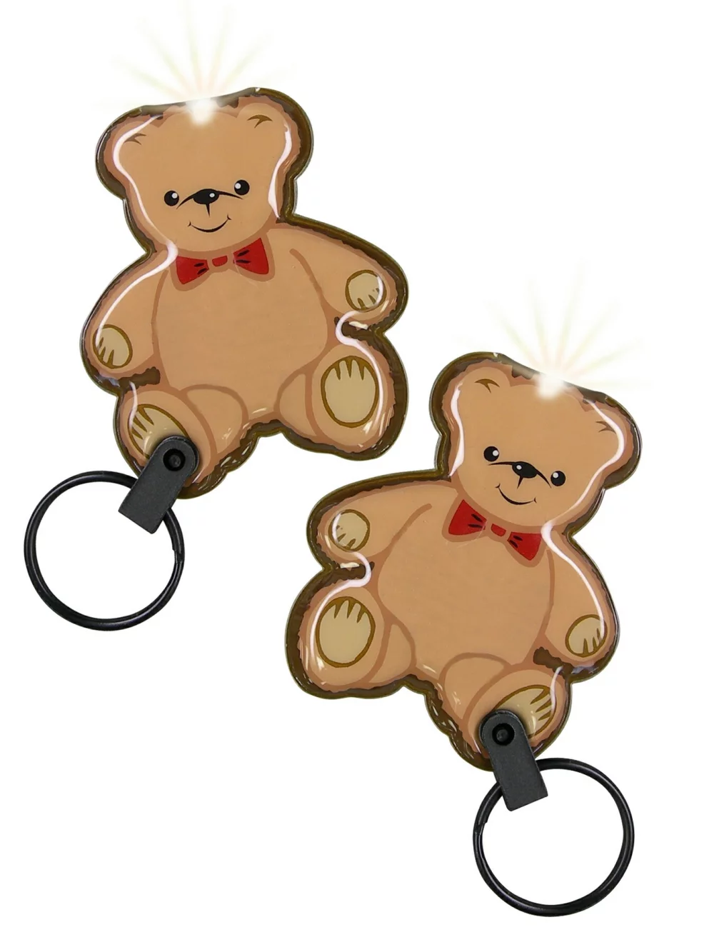 Lampe de poche porte-clés ShapeLights™ Color-A-Shape (Ours en peluche)