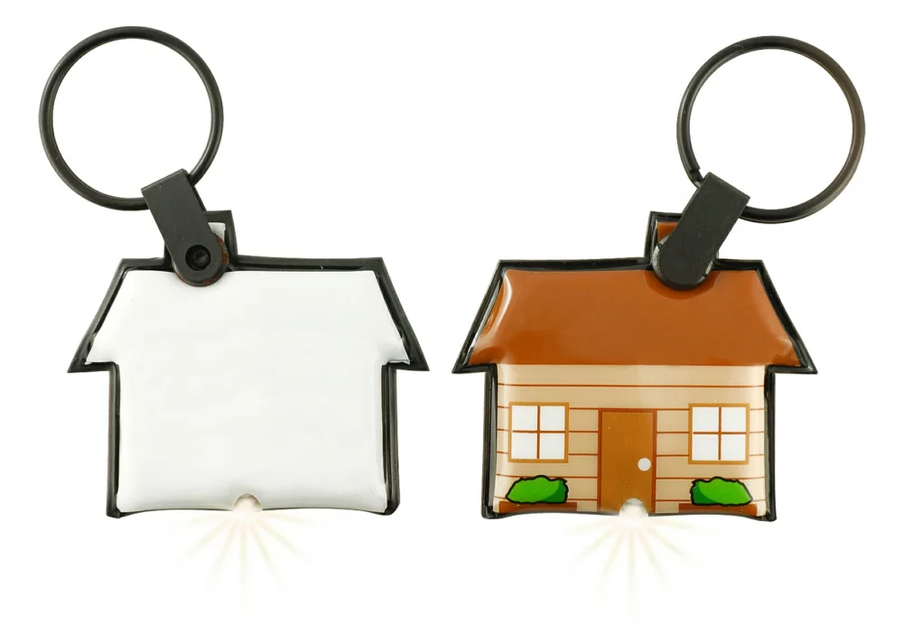Lampe de poche porte-clés ShapeLights™ Color-A-Shape (Maison)