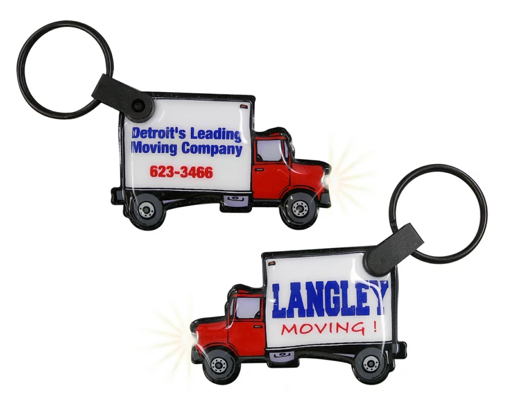 Lampe de poche porte-clés ShapeLights™ Color-A-Shape (Camion)