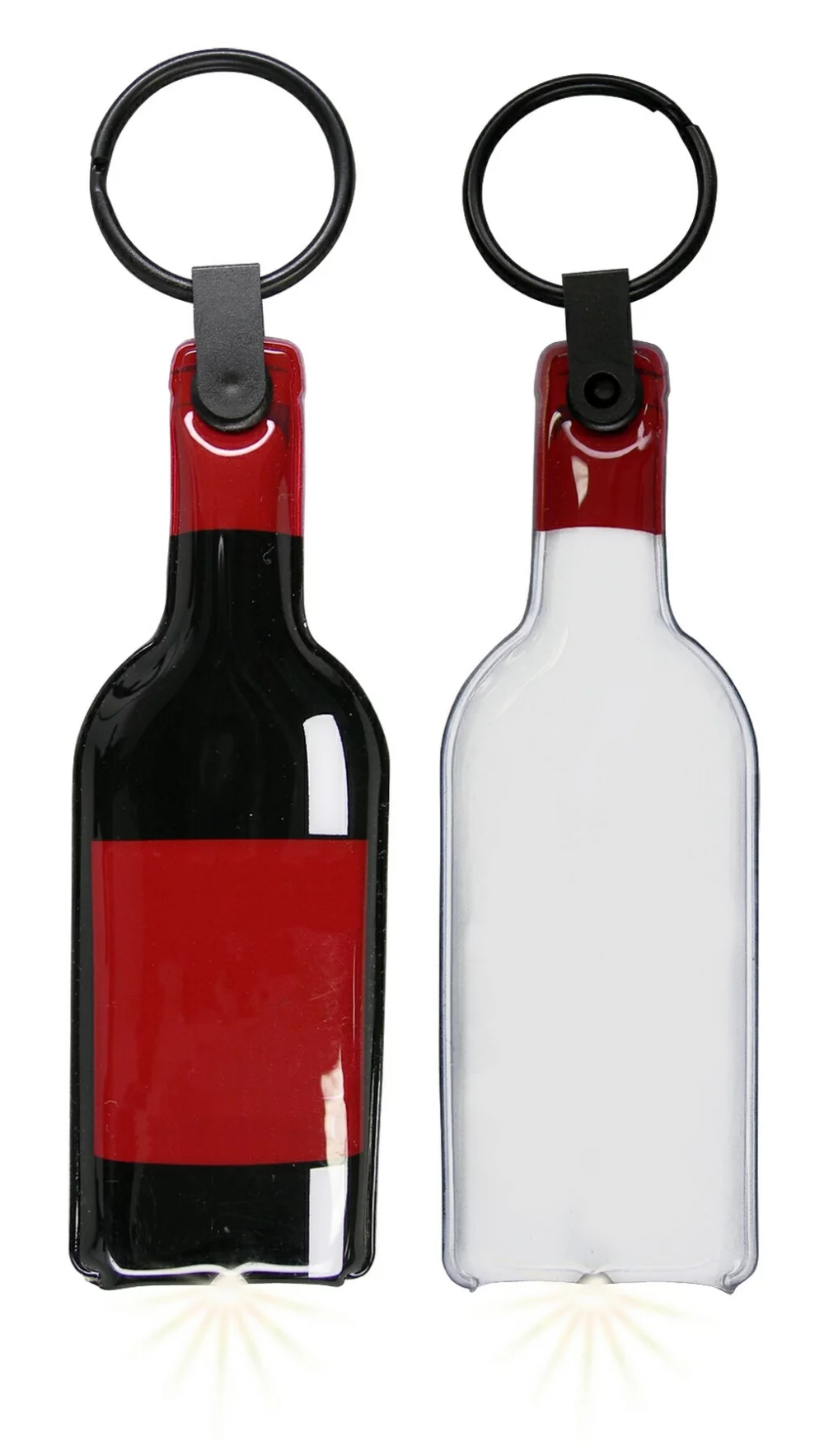 Lampe de poche porte-clés Color-A-Shape ShapeLights™ (Bouteille de vin)