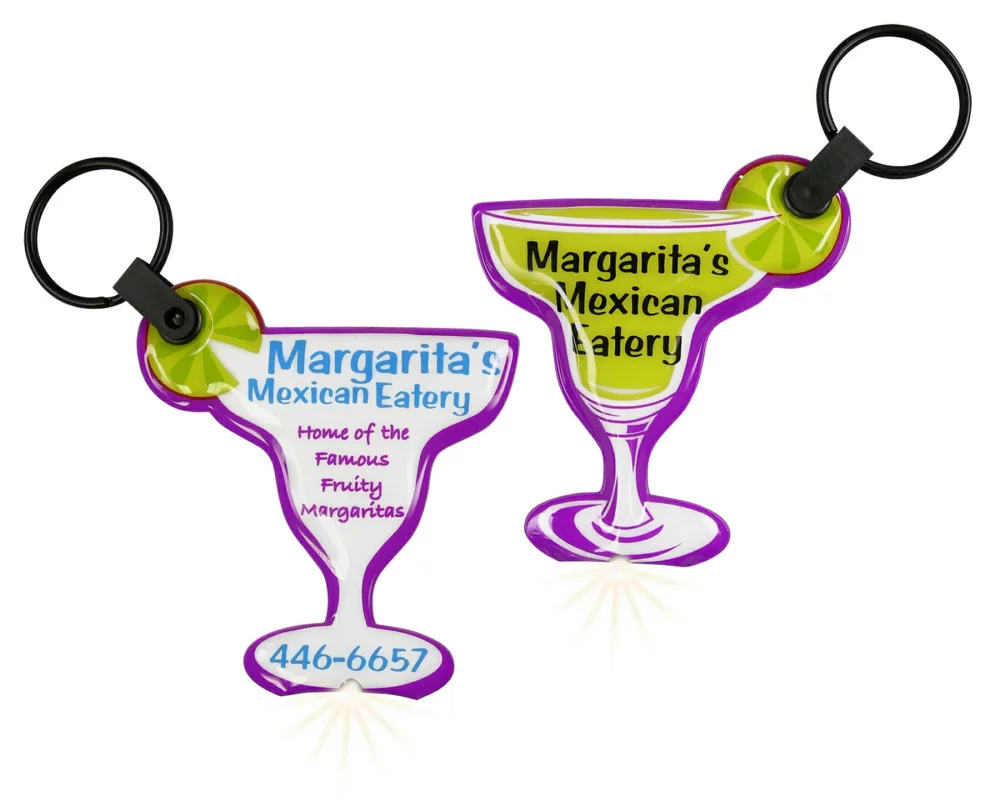 ShapeLights™ Color-A-Shape Key Ring Flashlight (Margarita)