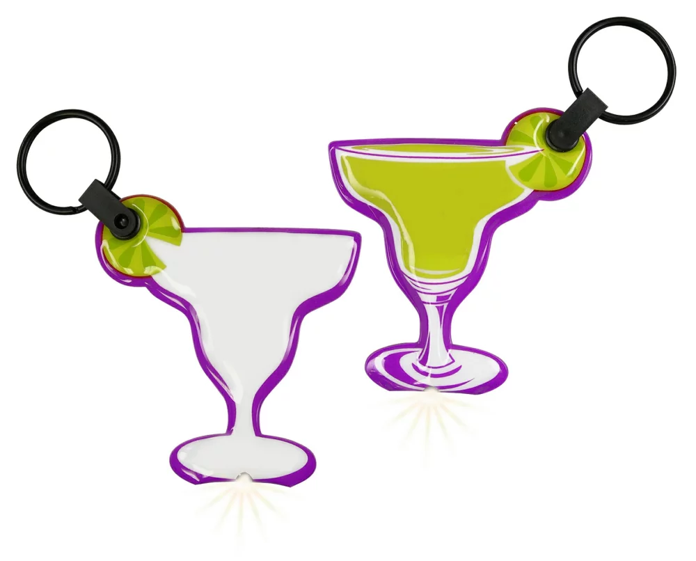 Lampe de poche porte-clés ShapeLights™ Color-A-Shape (Margarita)