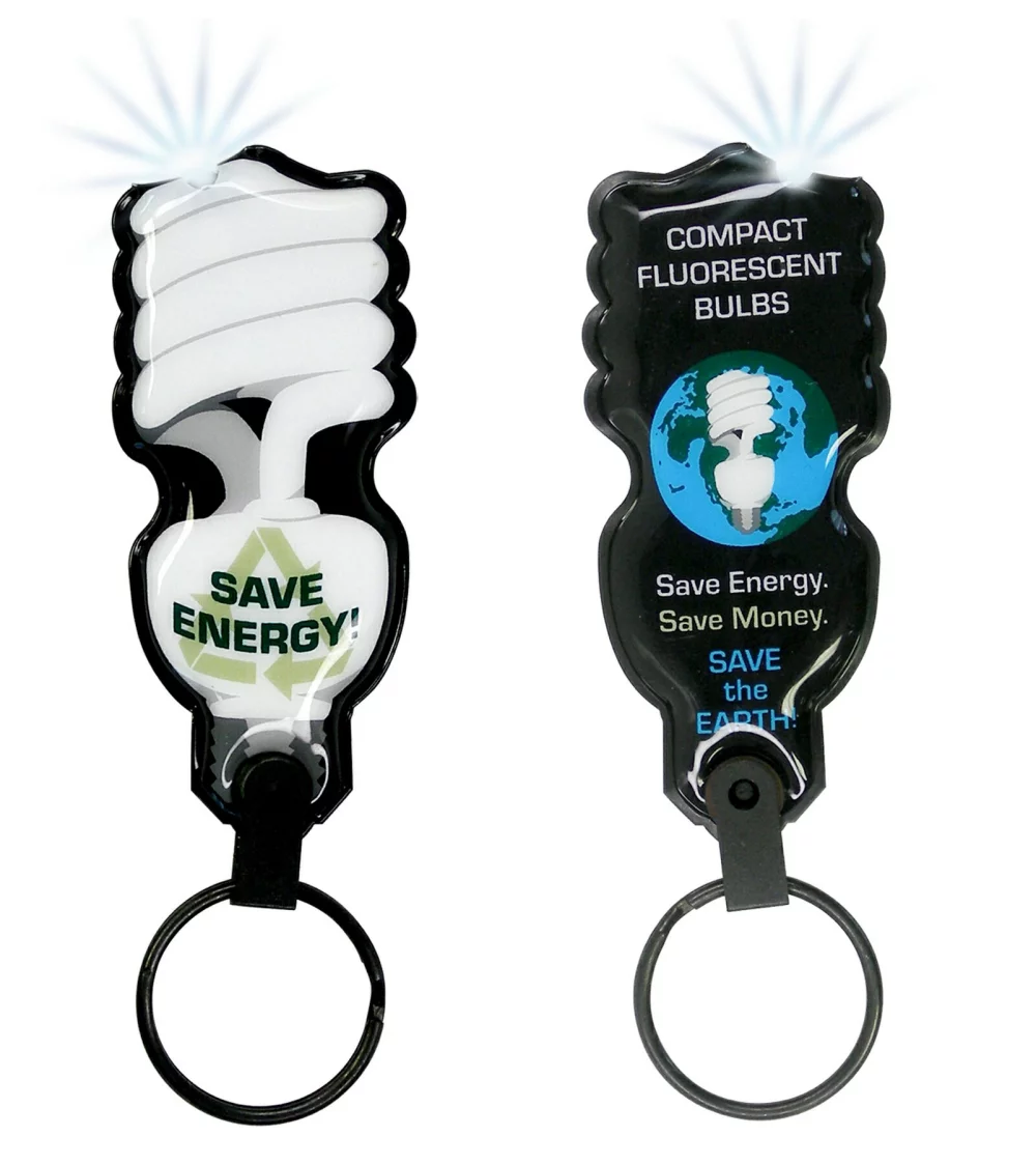 Porte-clés lampe de poche ShapeLights™ Color-A-Shape (ampoule à économie d'énergie)