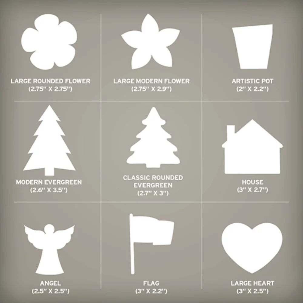 Large Eco Panel Card with Shape, 1-Sided