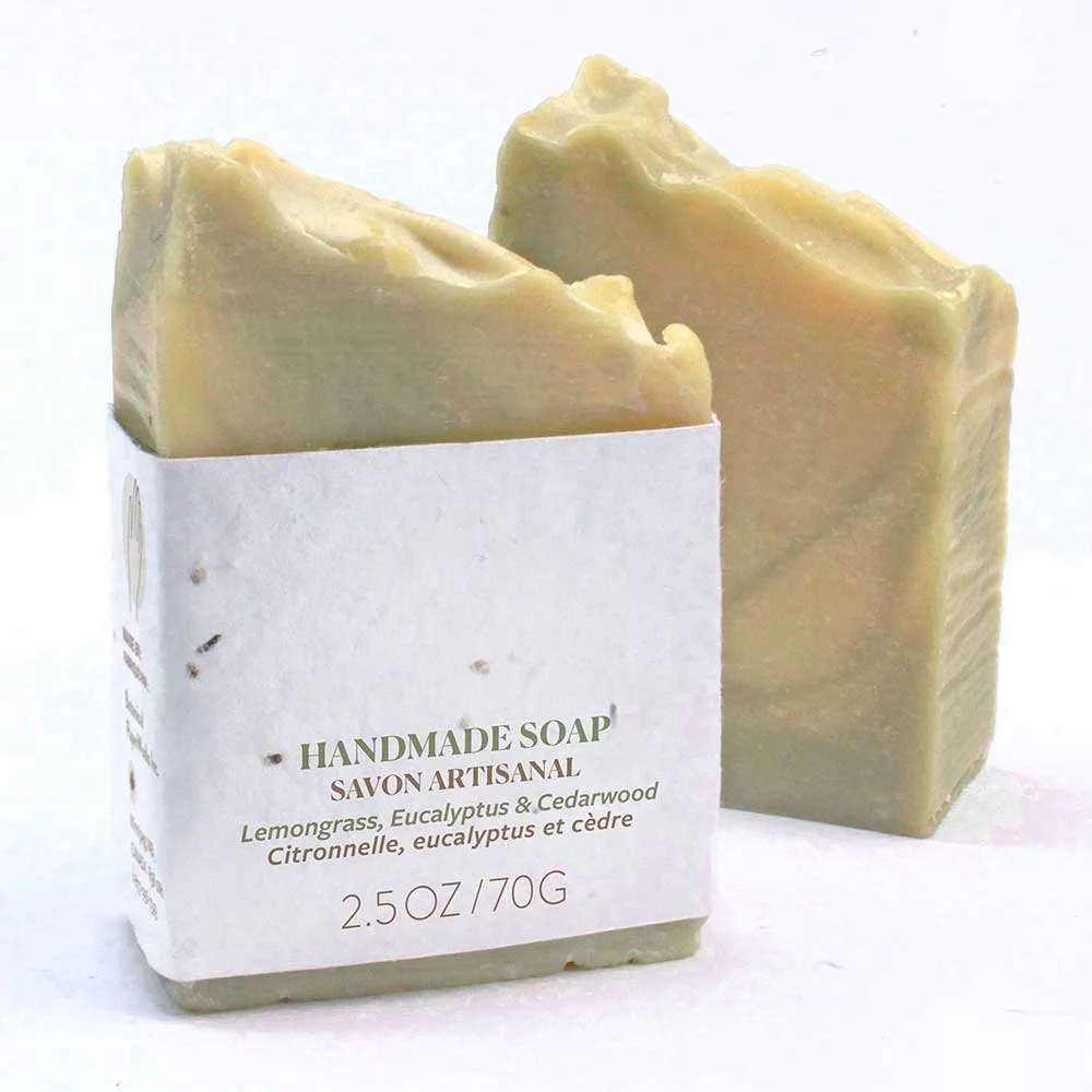 Savon à la Citronnelle, Eucalyptus & Cèdre (Taille normale)