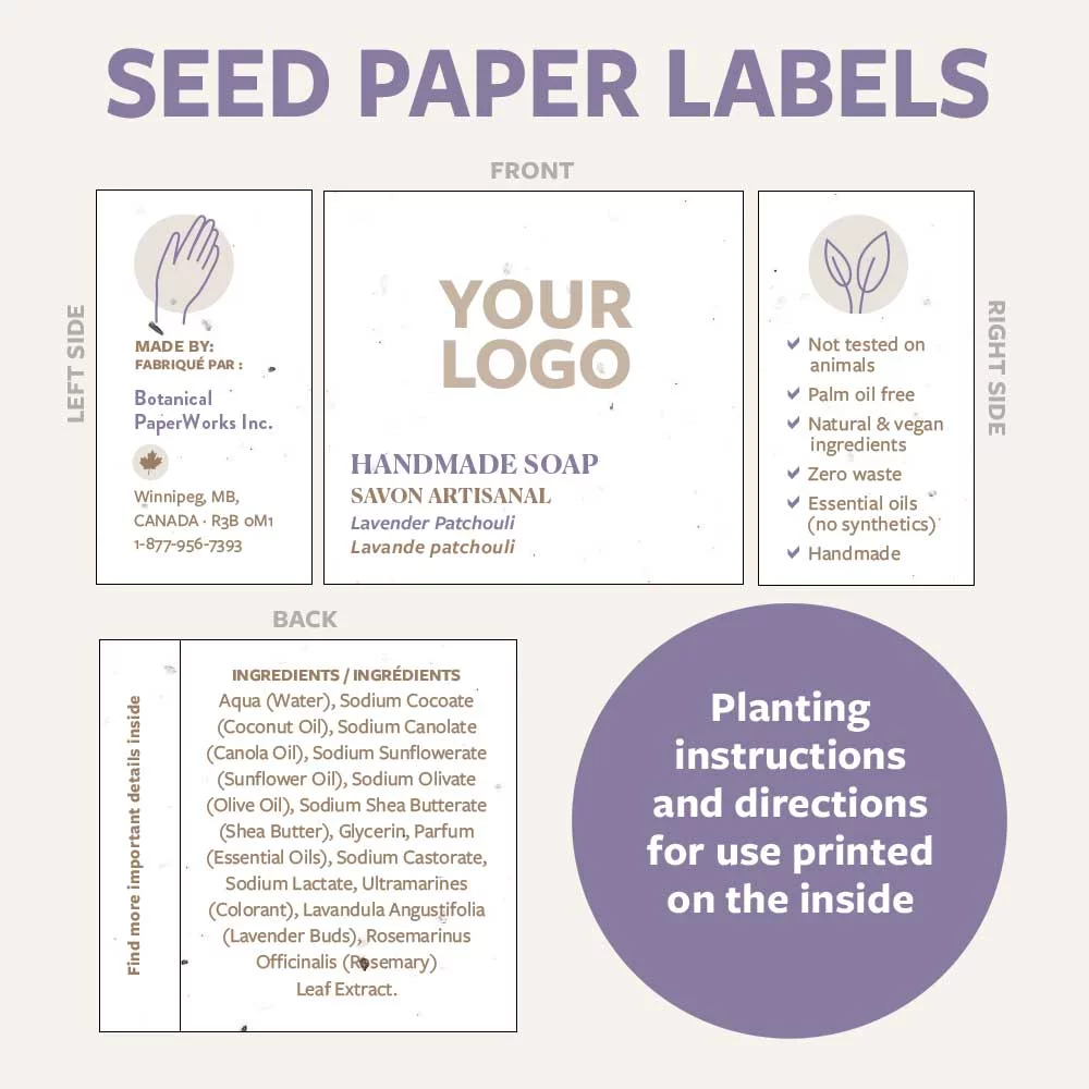 Savon à la lavande et patchouli (taille normale)