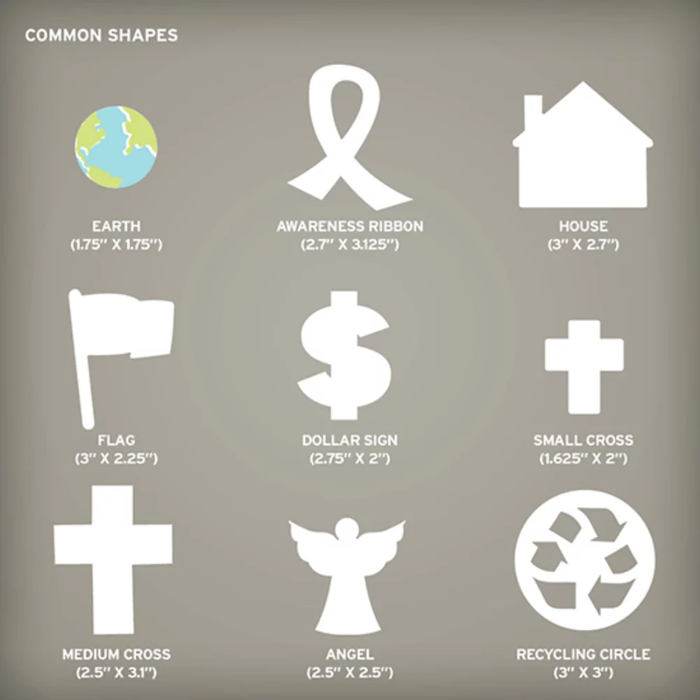 Grand marque-page écologique avec forme, recto-verso