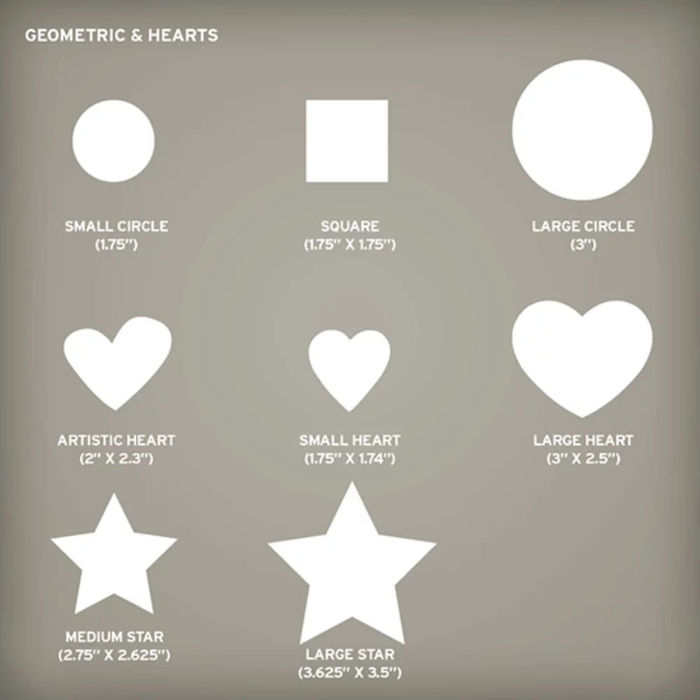 Petite Eco Panel Card with Shape, 2-Sided