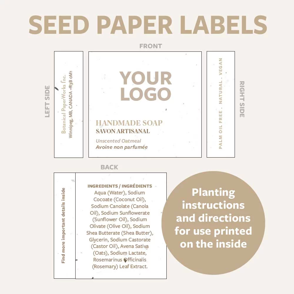 Unscented Oatmeal Soap (Half Thick)