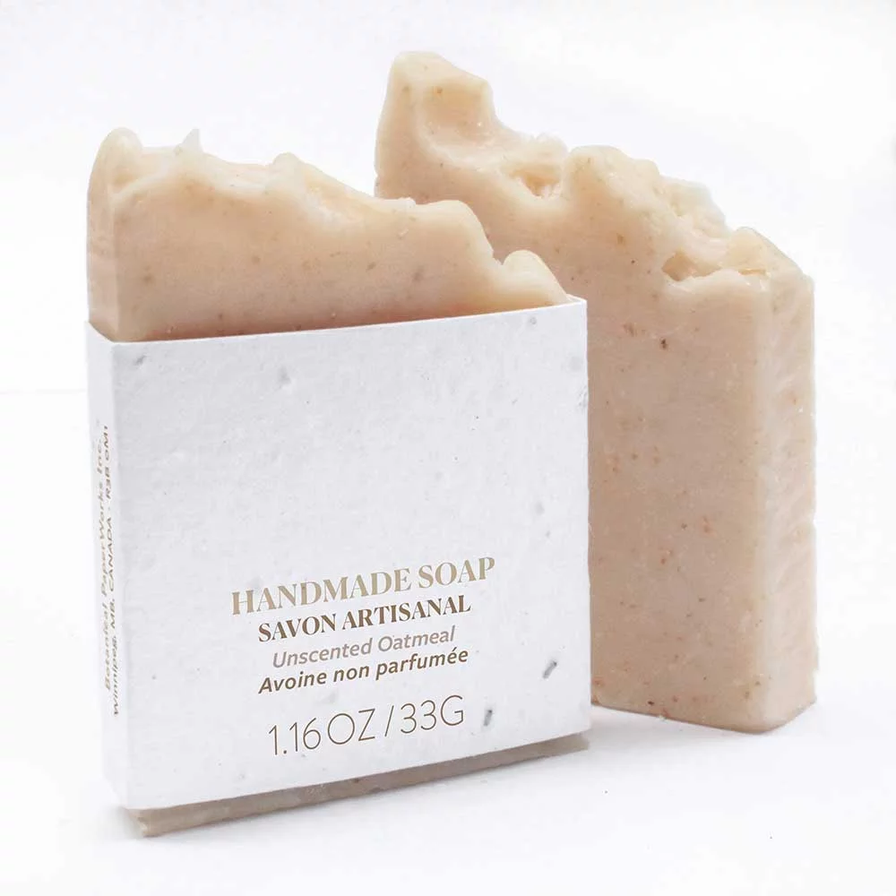 Unscented Oatmeal Soap (Half Thick)