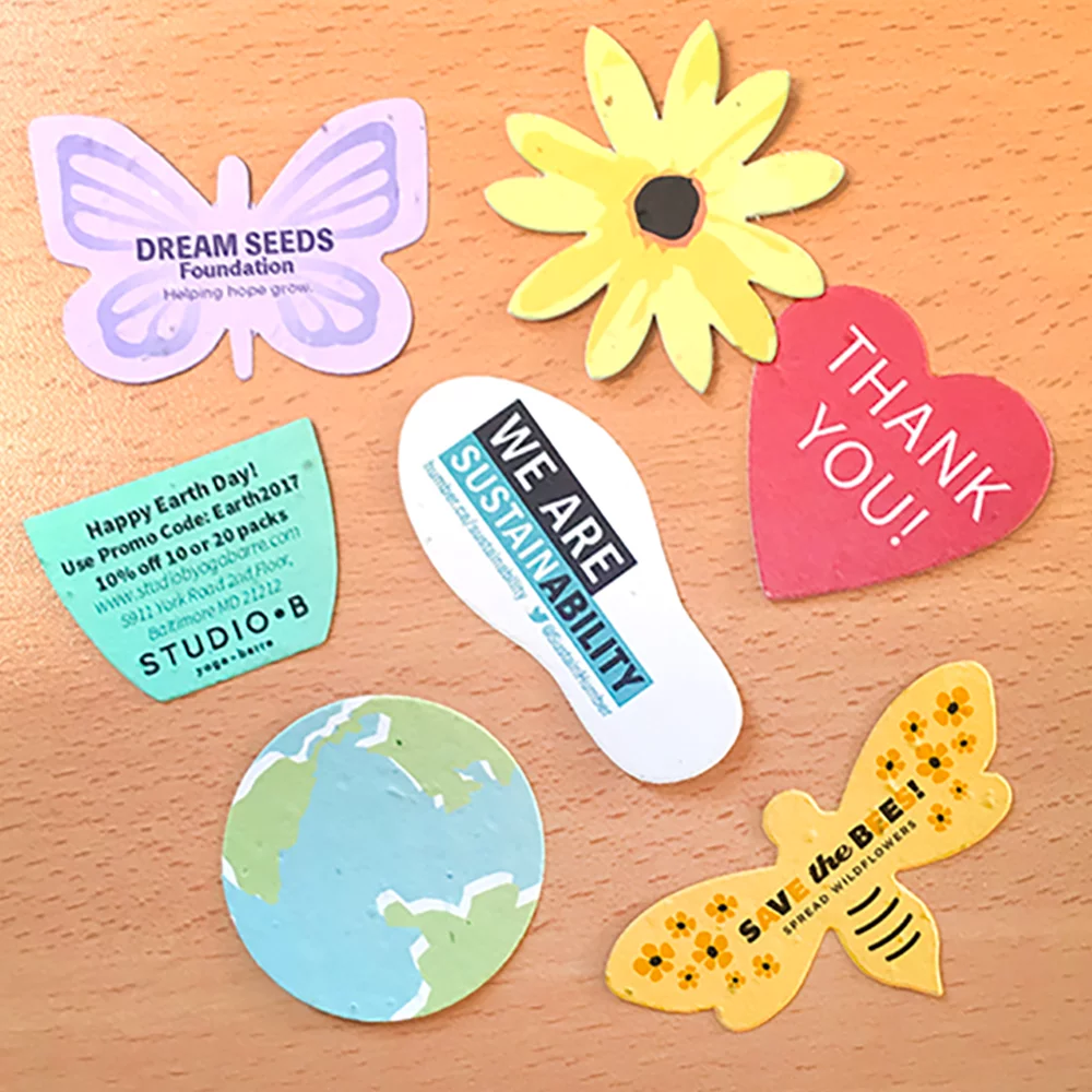 Small Die-Cut - Printed, 1-Sided