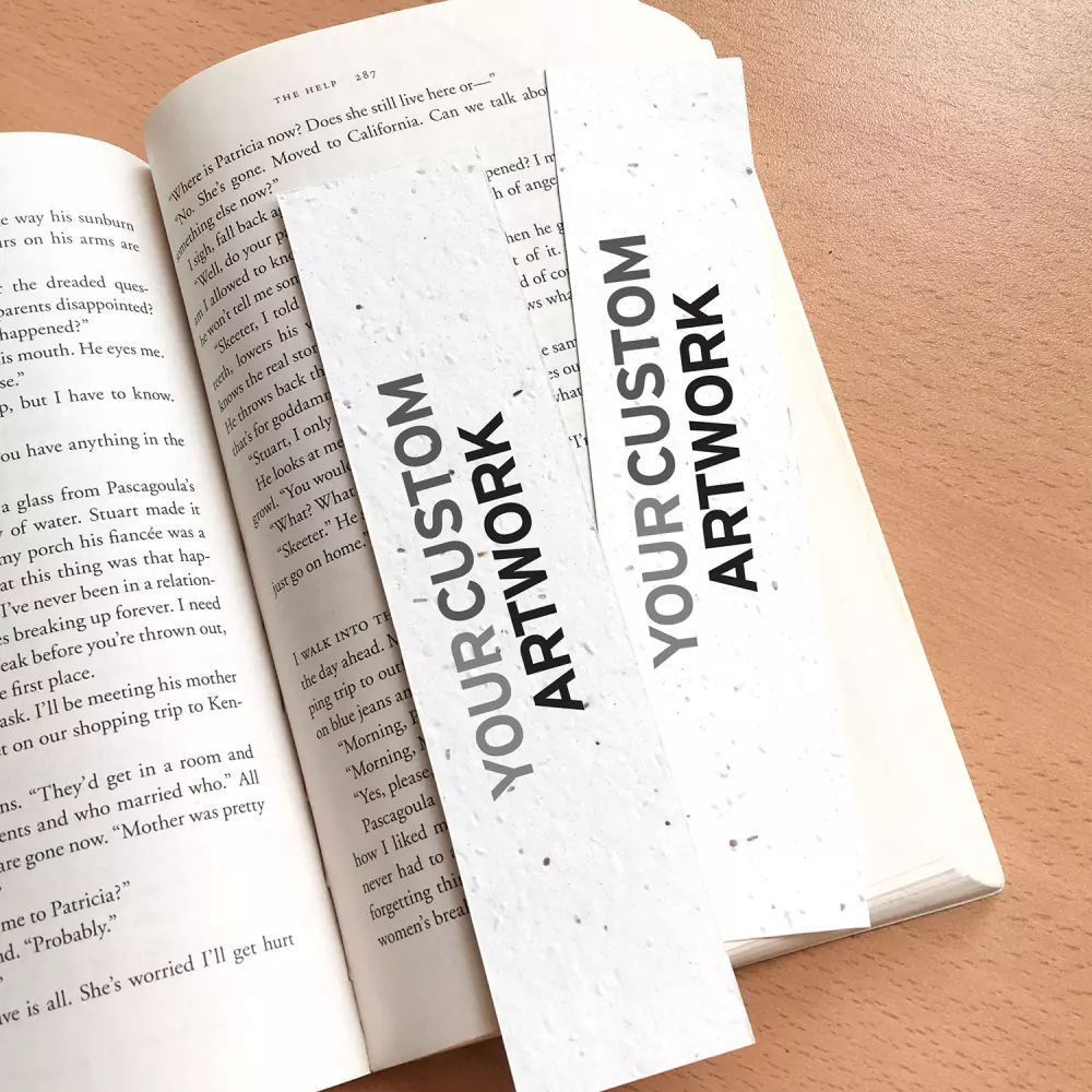 Large Seed Paper Bookmark, 2-Sided