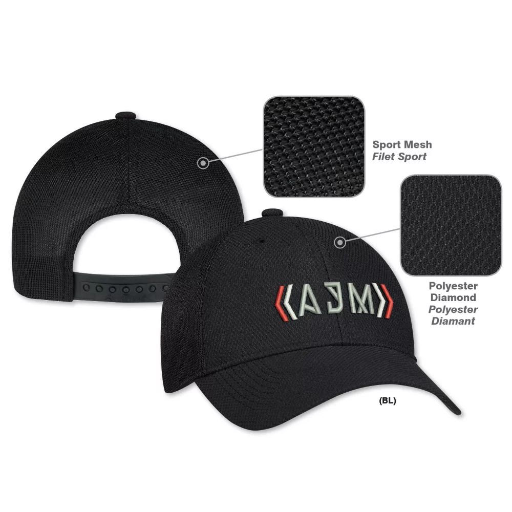 Casquette de baseball à six panneaux