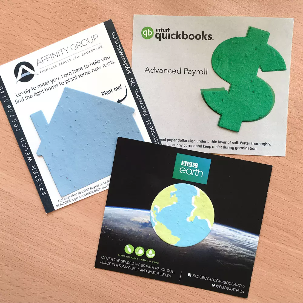 Petite carte Eco Panel avec forme, 1 face