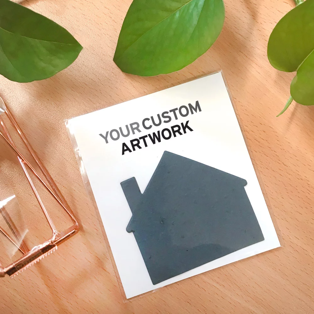 Custom Flat Card Seed Paper Giveaway, 1-Sided