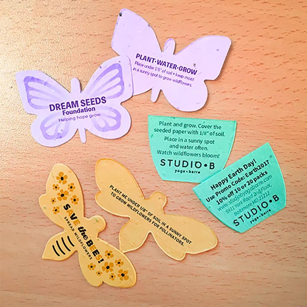 Small Die-Cut - Printed, 2-Sided