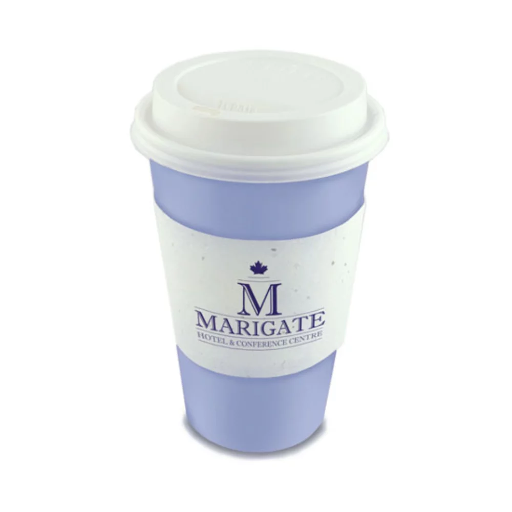 Seed Paper Coffee Cup Sleeve, 1-Sided