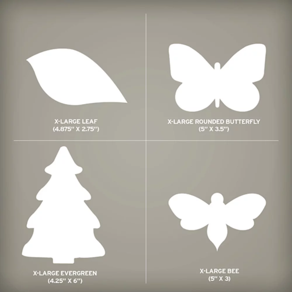 Large Eco Panel Card with Shape, 2-Sided