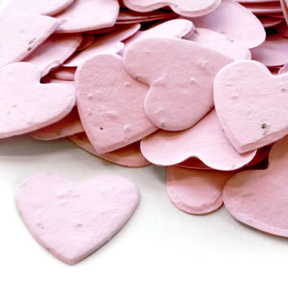 Bulk Heart Shaped Plantable Confetti