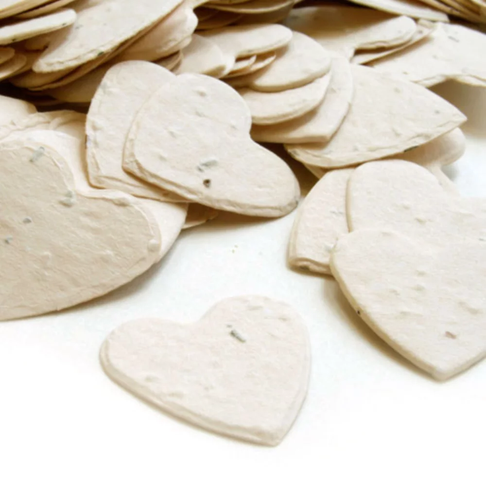 Bulk Heart Shaped Plantable Confetti
