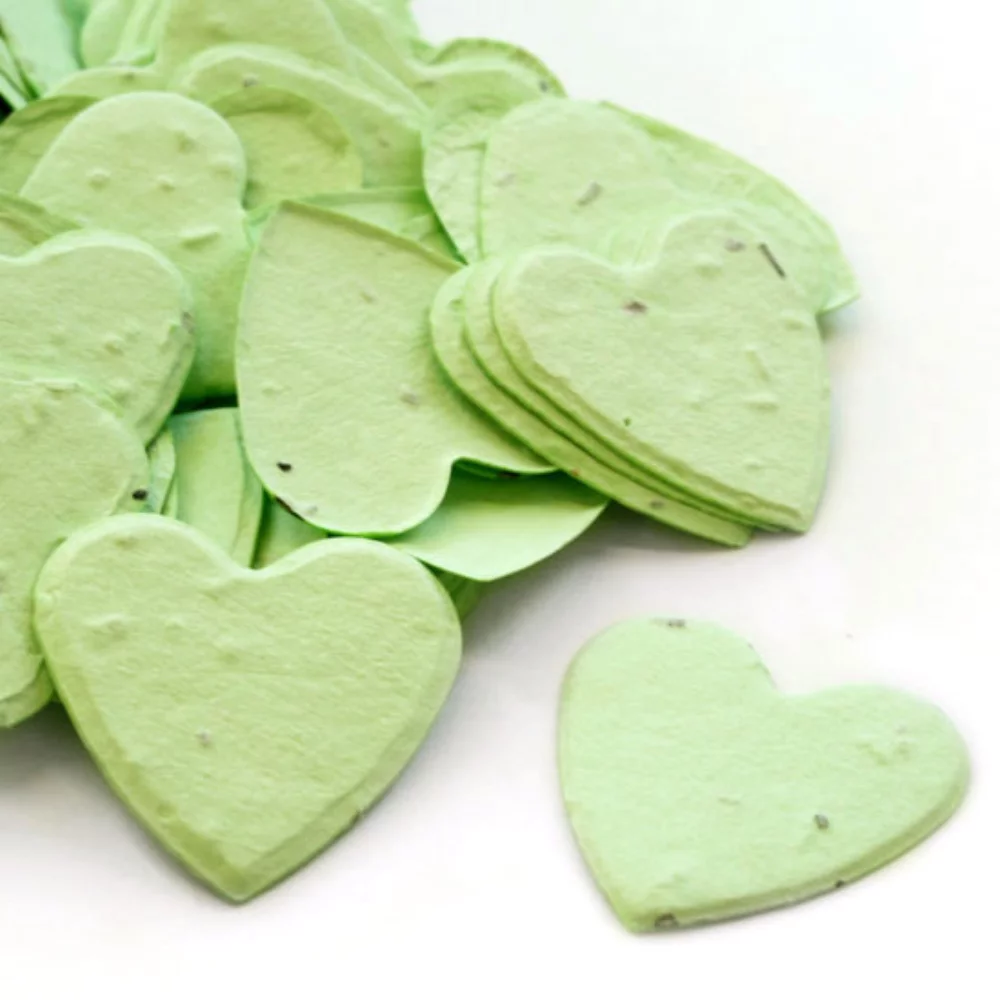 Bulk Heart Shaped Plantable Confetti