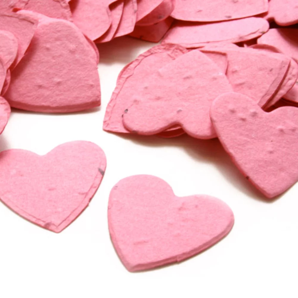Bulk Heart Shaped Plantable Confetti