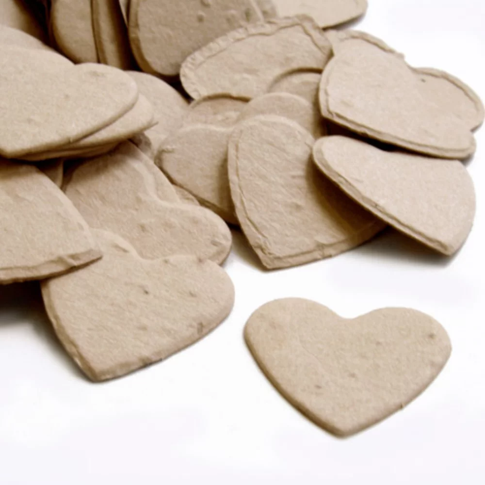Bulk Heart Shaped Plantable Confetti