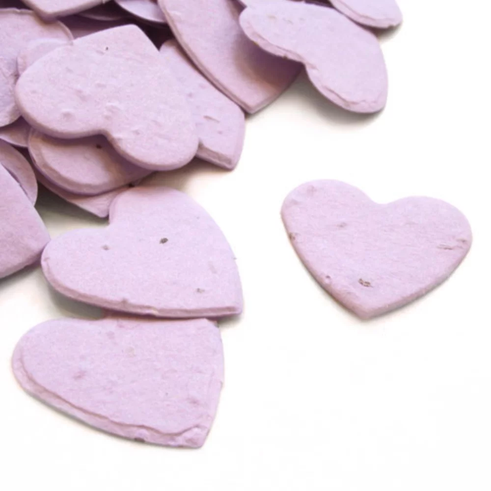 Bulk Heart Shaped Plantable Confetti