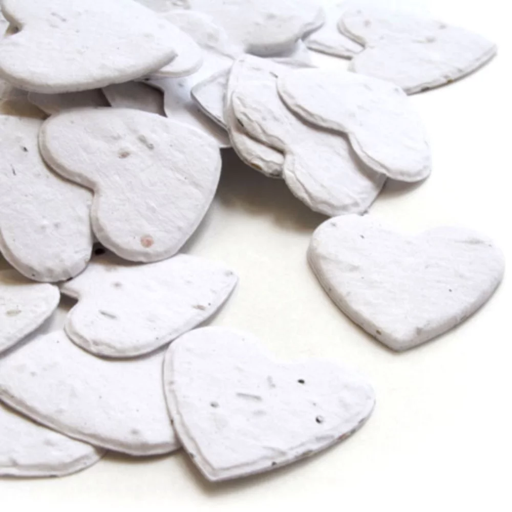 Bulk Heart Shaped Plantable Confetti