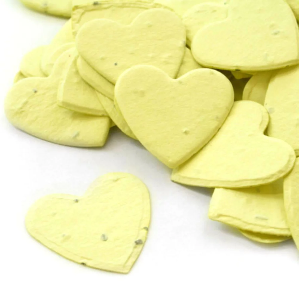 Bulk Heart Shaped Plantable Confetti